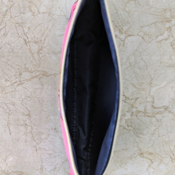 2 For $25 | ESTÉE Lauder  Make Up Pouch Pink Blue Full Zip - Picture 5 of 6